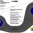 LC79 RUBBER CASTER CORRECTION – 2° OFFSET - Image 3