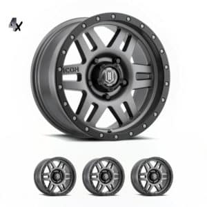 TUNDRA (17×8.50) 4 TITANIUM SIX SPEED 5×150 +25 Offset