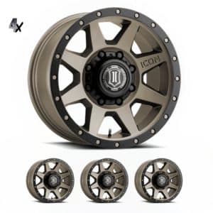 RAM 2500 (17×8.50) 4 x BRONZE REBOUND HD 8×6.5 +13 OFFSET