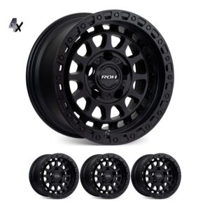 SILVERADO / SIERRA 1500 (17X9) RAID MATT BLACK BRONZE 4x ALLOY WHEELS (6/139) +12