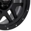 Pro Comp 41 Series Phaser, 17x9 Wheel with 6 on 5.5 Bolt Pattern - Satin Black with Stainless Steel Bolts - Image 2