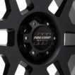 Pro Comp 41 Series Phaser, 17x9 Wheel with 6 on 5.5 Bolt Pattern - Satin Black with Stainless Steel Bolts - Image 3