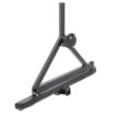 CLASSIC ROCK CRAWLER REAR BUMPER AND TIRE CARRIER WITH RECEIVER HITCH (BLACK) - Image 4