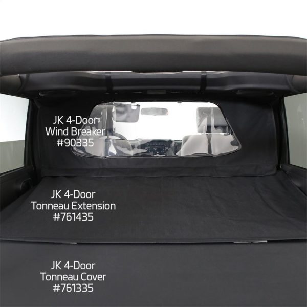 Jeep Wrangler JK 4 Dr Outback Wind Breaker (Black Diamond)