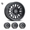F-150 (17x8.5) 4x ANZA SATIN BLACK 6x135 +6 OFFSET