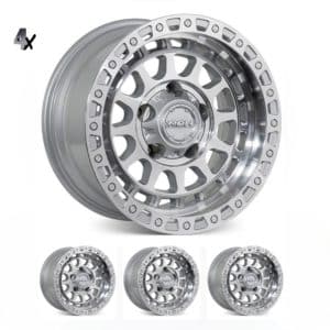 Prado 250 (17X9) 4x CRAWLER WHEELS (6/139) +25 OFFSET with fenders