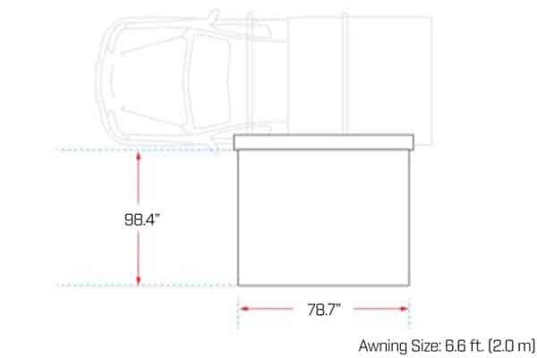 DELTAWING 90° AWNING