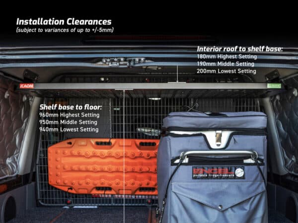 LC76 Standalone Rear Roof Shelf
