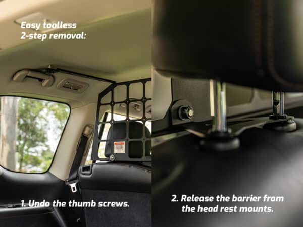 Light Cargo & Pet Barrier to suit Nissan Patrol Y62