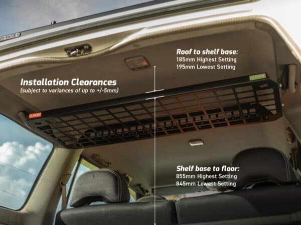 Y61 Standalone Rear Roof Shelf
