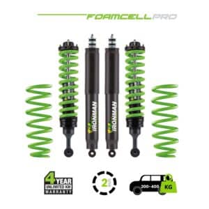 Prado 150  2 Inch Foam Cell Pro Kit – 200-400 Rear Medium with Accessories