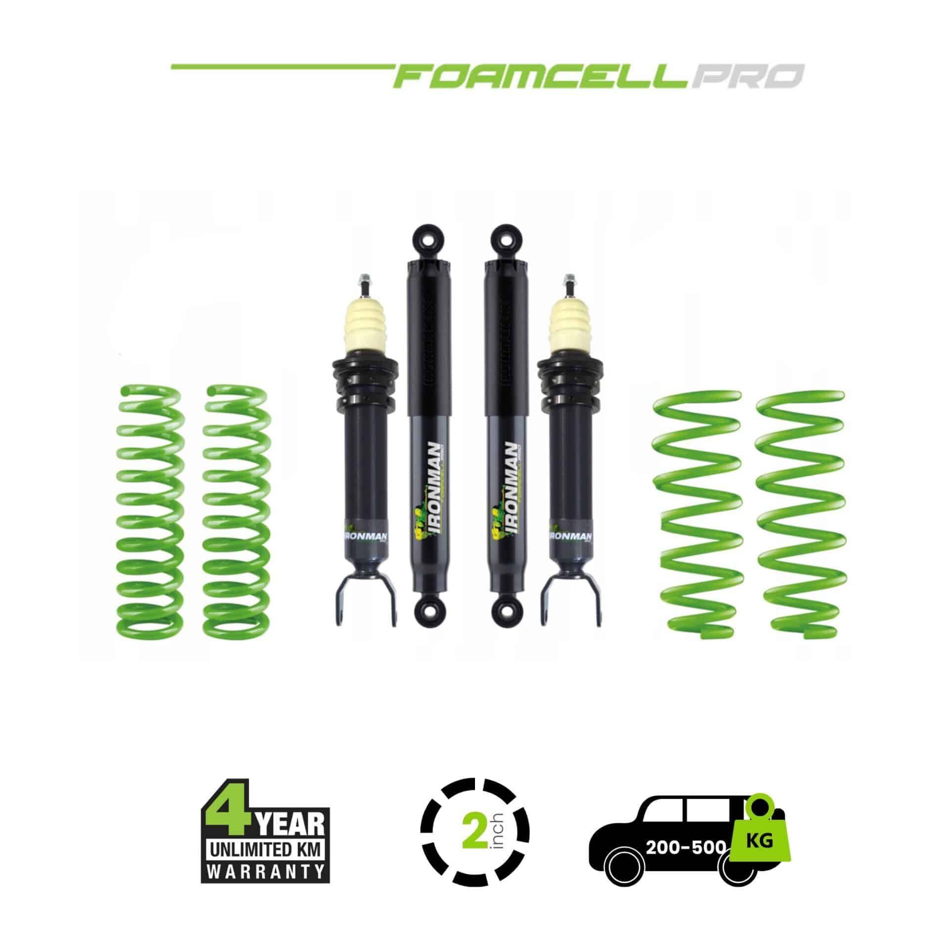 RAM 1500 2019+ 2 Inch Foam Cell Pro Suspension Kit 200-500