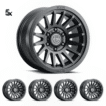 Y61 (17x8.5) 5x RECON SLX SATIN BLACK 6x5.5" (0 OFFSET)