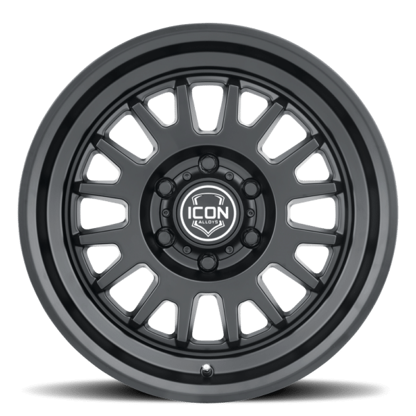 8217856350SB	ICON ALLOYS ANZA SATIN BLACK – 17 X 8.5 / 6 X 135 +6MM