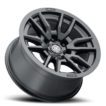 (17x8.5) 4x VECTOR6 SATIN BLACK 6x5.5 (0 OFFSET) - Image 3