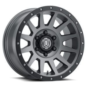 SILVERADO/SUBURBAN/SIERRA 1500 (17×8.50) 4x COMPRESSION TITANIUM 6×5.5″ (0 OFFSET)