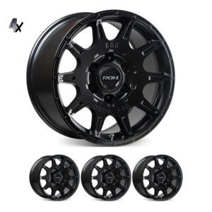Hilux (17X9) 4x INVADER WHEELS (6/139) +25 OFFSET