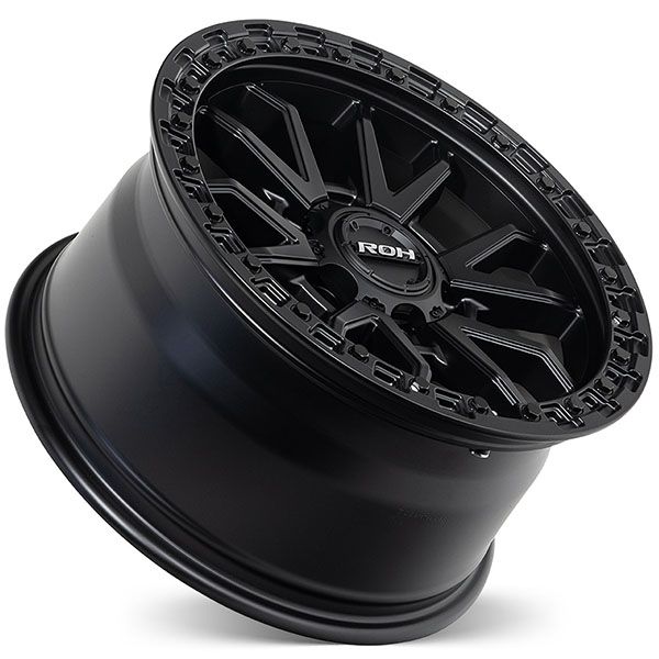 LC300 (17X9) RAID MATT BLACK 4x ALLOY WHEELS (6/139) +35