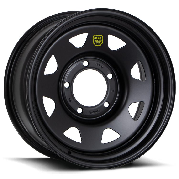Prado 250 (17X8) 4x Blak Trak Steel wheels (6/139) +30